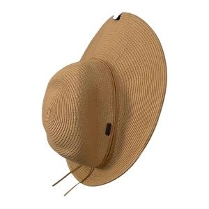 SUN ‘N’ SAND Women’s Straw Summer Sun Hat UPF 50+ Tan One Size